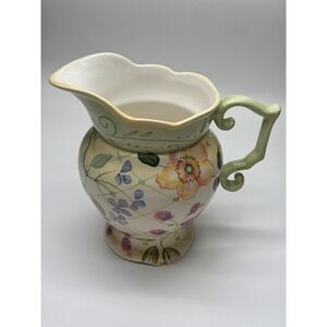 Tracy Porter Hand Painted Evecly Pitcher 3 3/4 Quarts Style 5288240